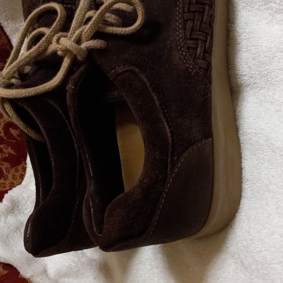 UGG Lace-Up Shoes ENERG Treadlite Brown Suede Sz 11 - Picture 12 of 15